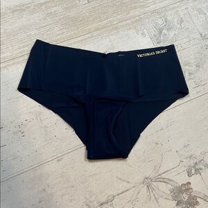 Victoria's Secret Navy Blue Logo Cheeky Panties Size Small
